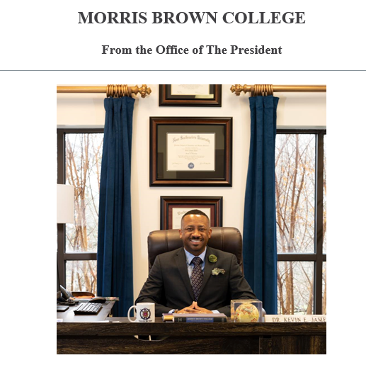 morris brown college sweatshirt