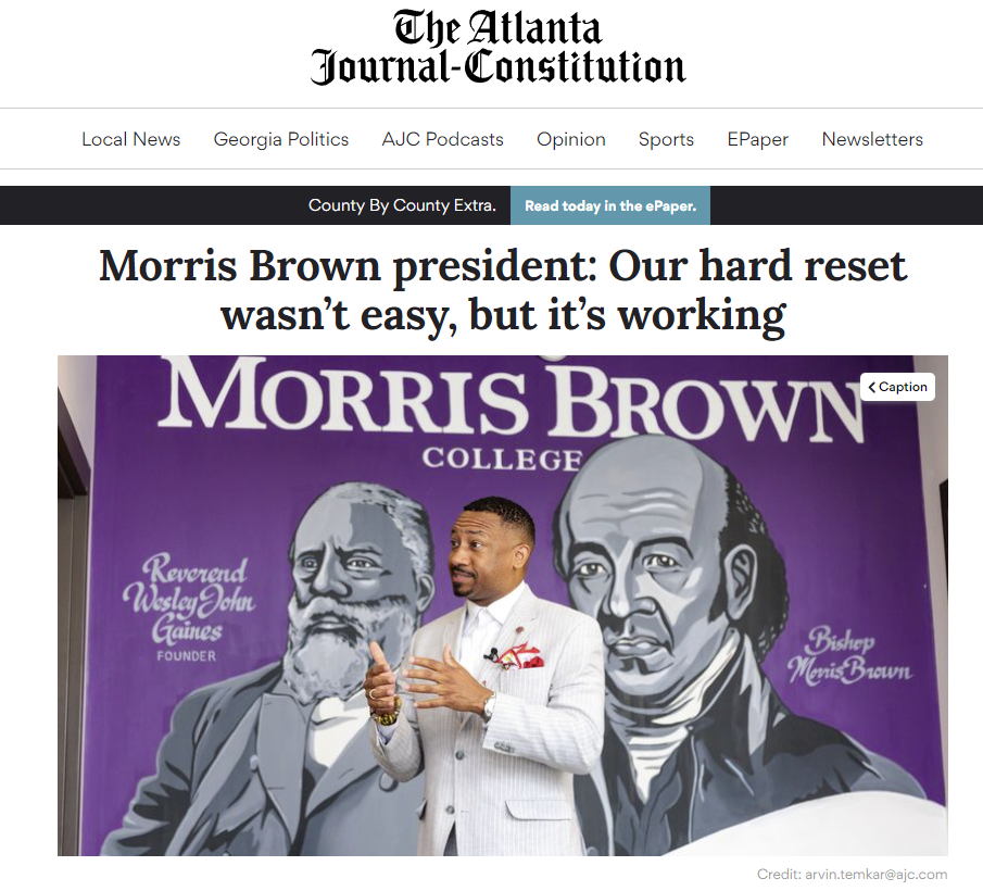 President Kevin James Writes For The Atlanta Journal Constitution ...